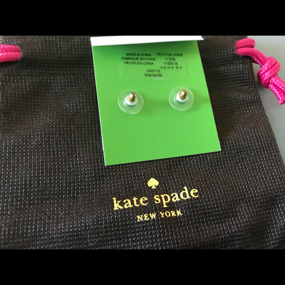 (REDUCED) NWOT Kate Spade Crystal Raising the Bar ERs - Picture 3 of 3